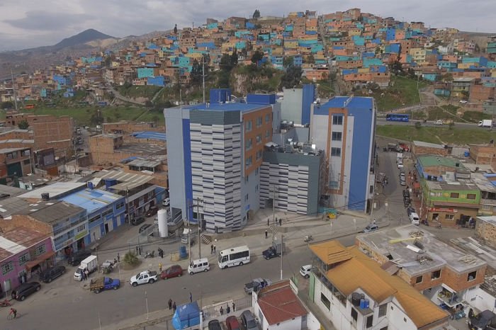 Foto aérea del hospital de Meissen
